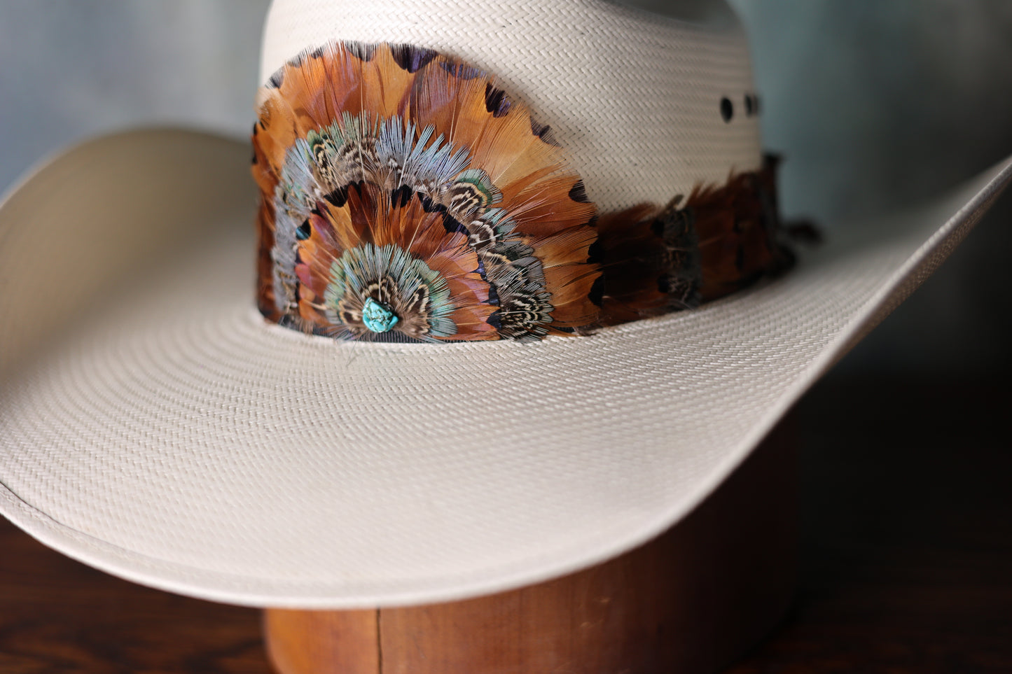 Feather crown Hat band