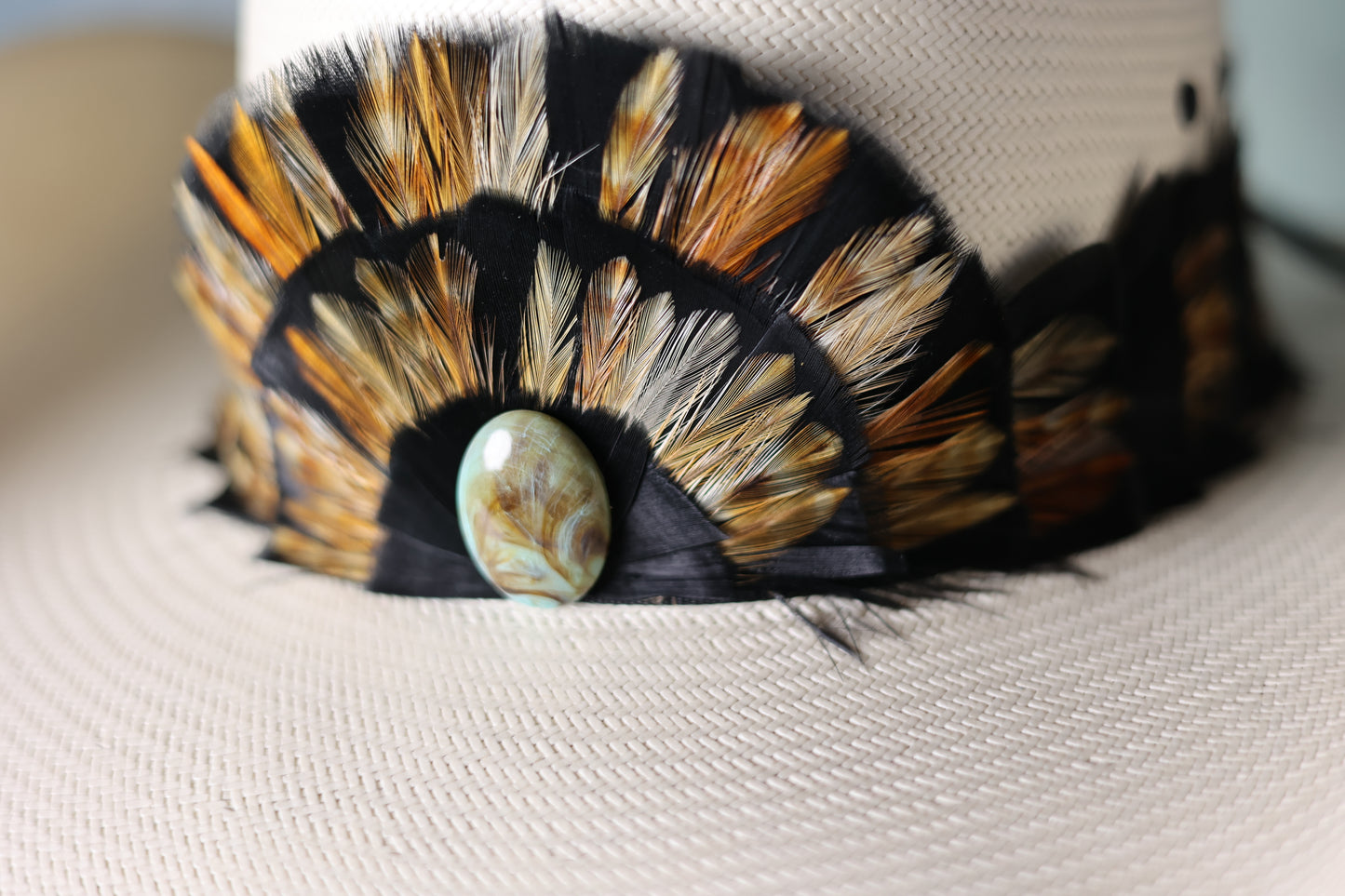 Feather crown Hat band