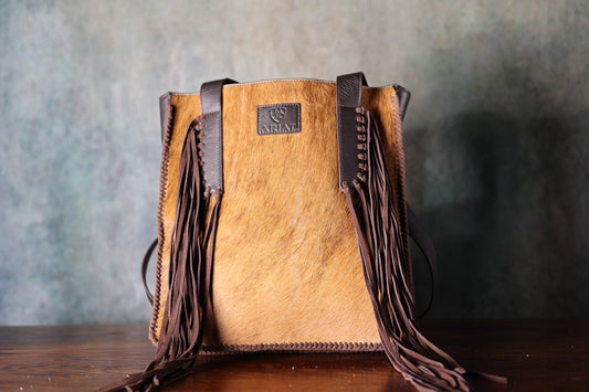 Ariat Scarlett Fringe Calf Hair Tote