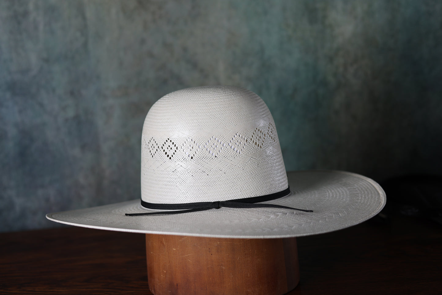 Rodeo King 24K Open/Flat Straw Hat (S26-22)