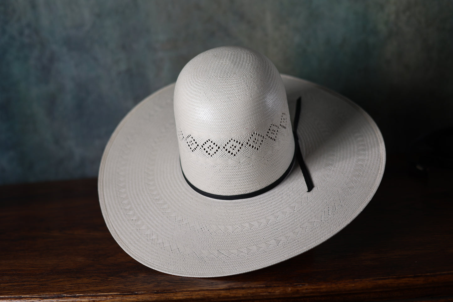 Rodeo King 24K Open/Flat Straw Hat (S26-22)