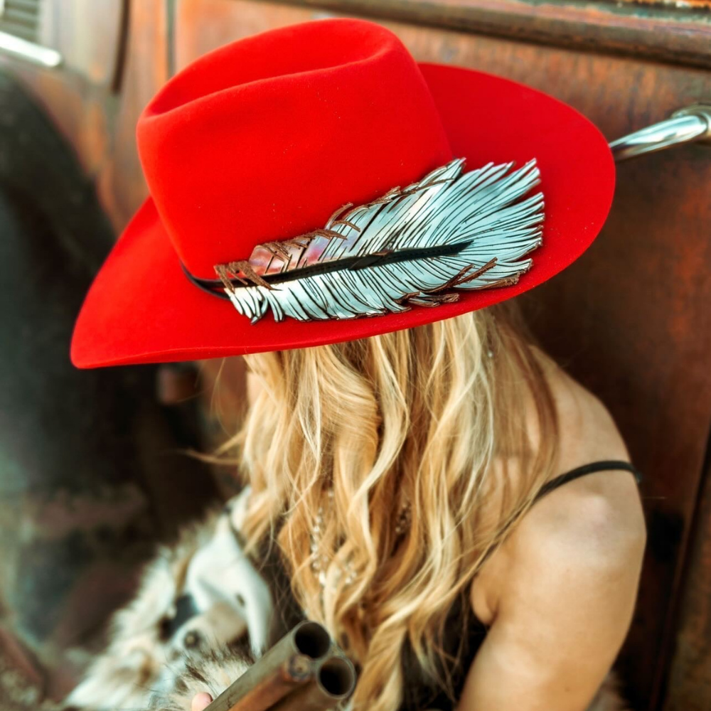 Greeley Hat Works TJ7 Red Felt Hat