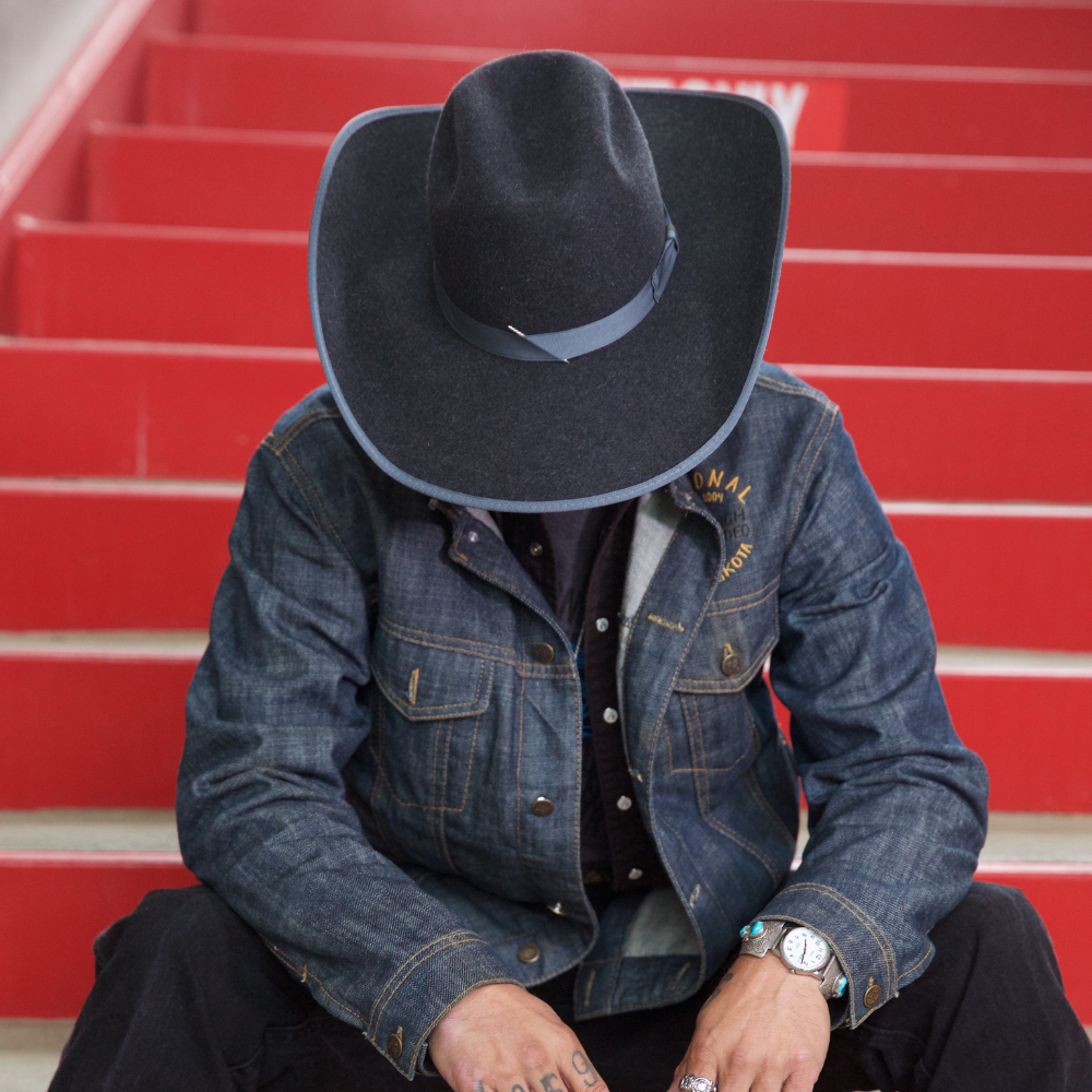 Greeley Hat Works Pure Beaver Gunmetal Felt Hat