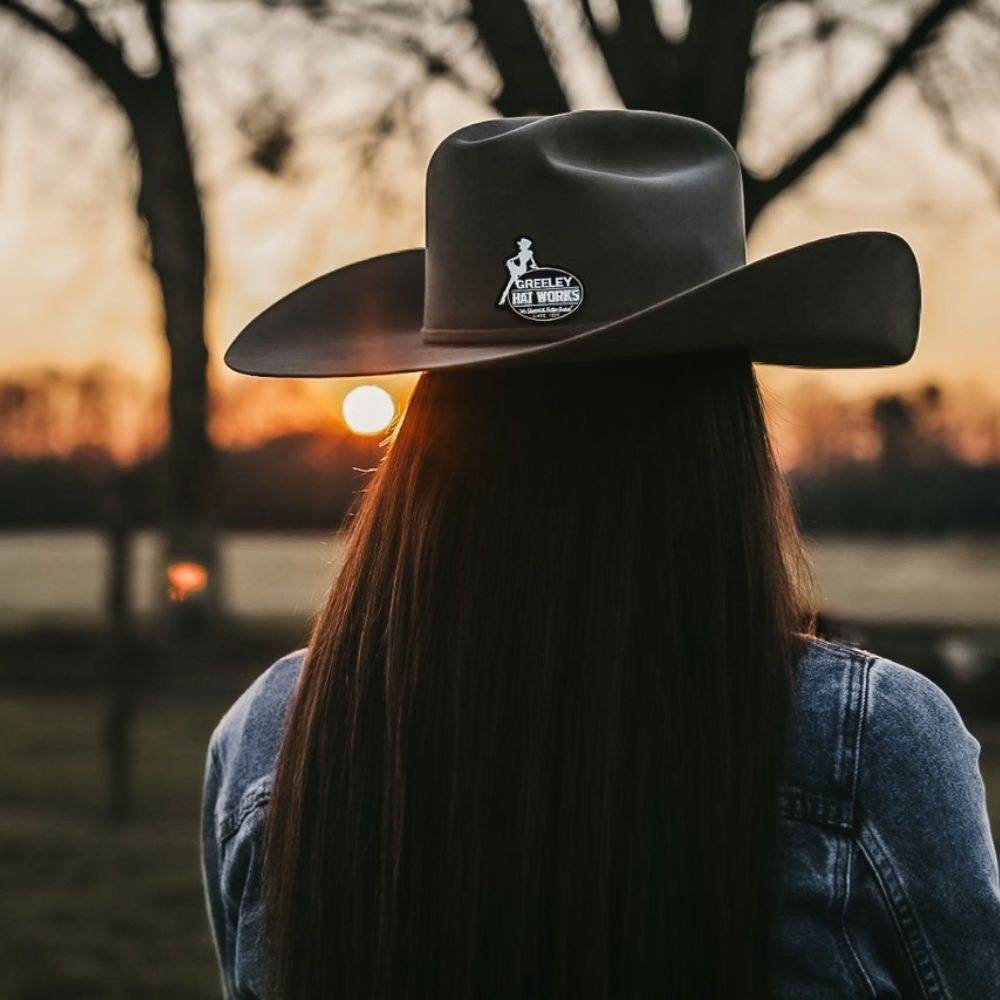 Greeley Hat Works Pure Beaver Steel Felt Hat