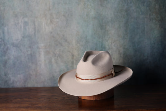 Photo of NINE70 Lainey Fashion Hat in Buckskin Color on grey backdrop