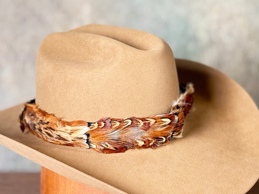 Feather Hat Band w/ Hook Attachment