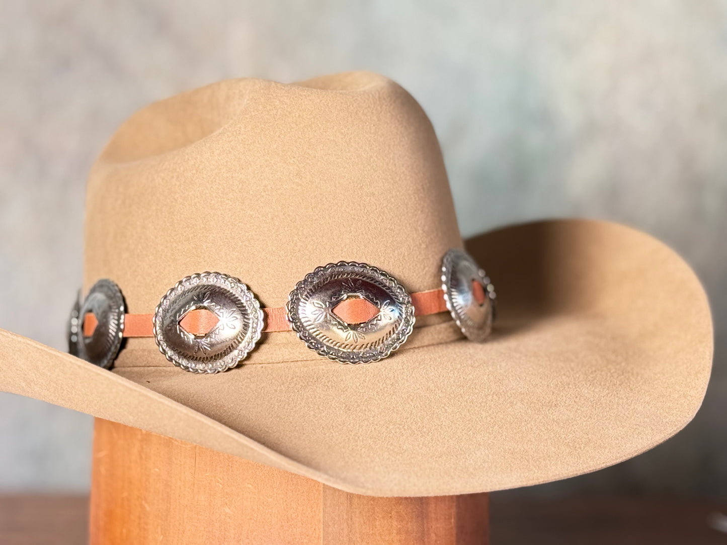 Austin Accent Leather Hat Bands