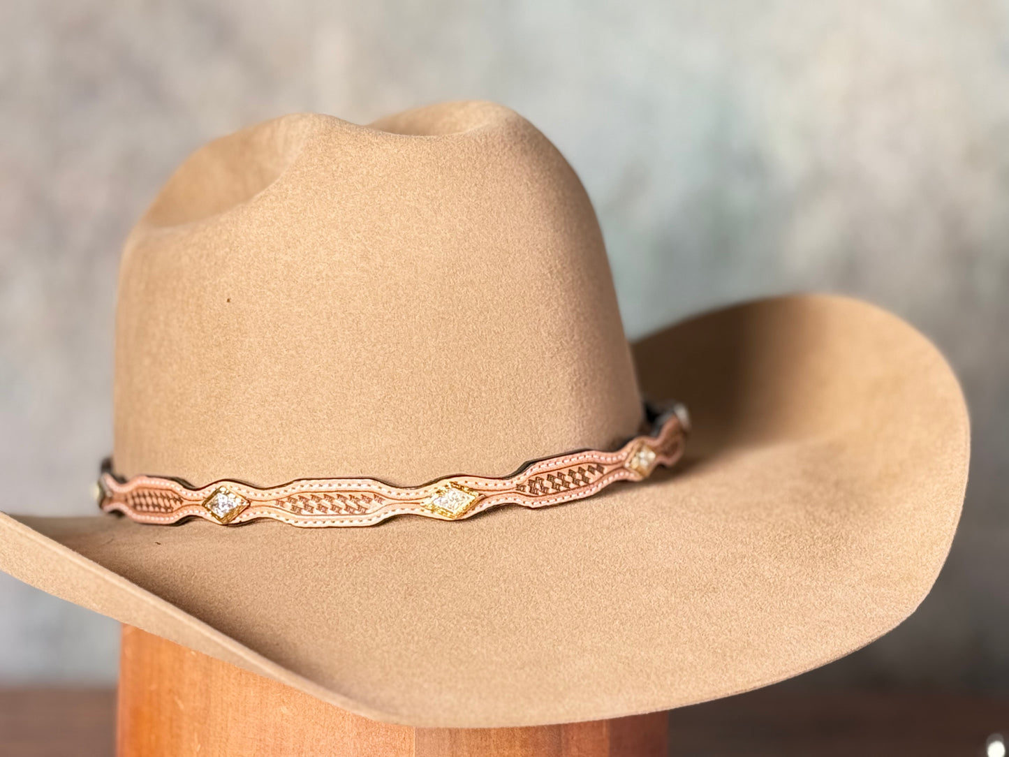 Austin Accent Leather Hat Bands