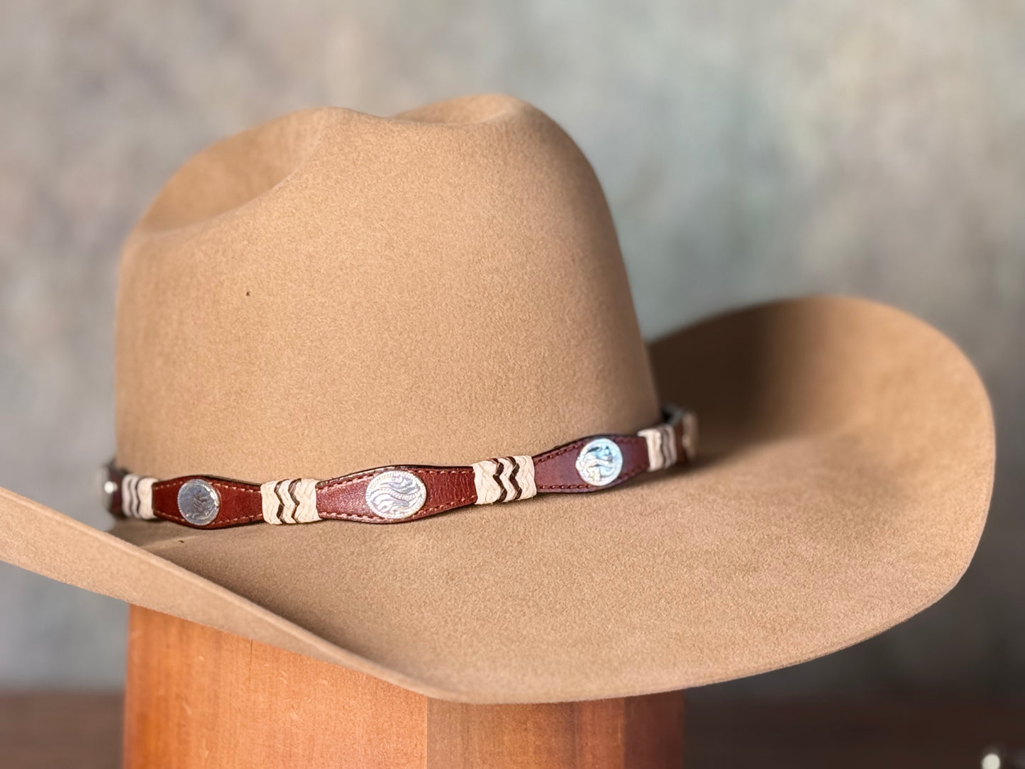 Austin Accent Leather Hat Bands