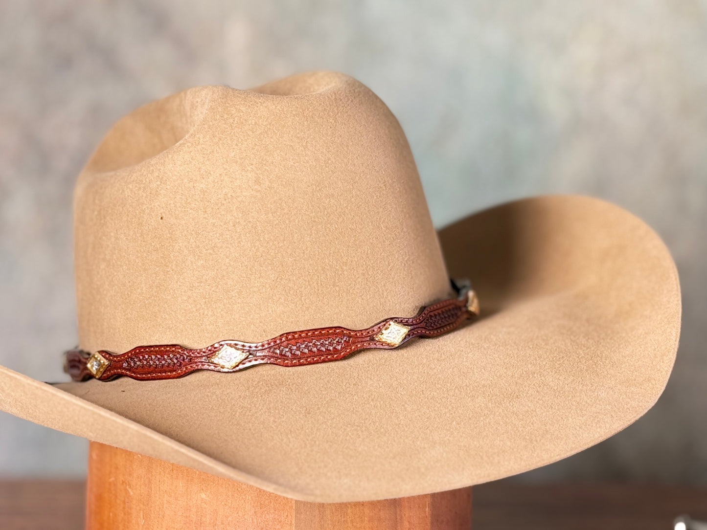 Austin Accent Leather Hat Bands