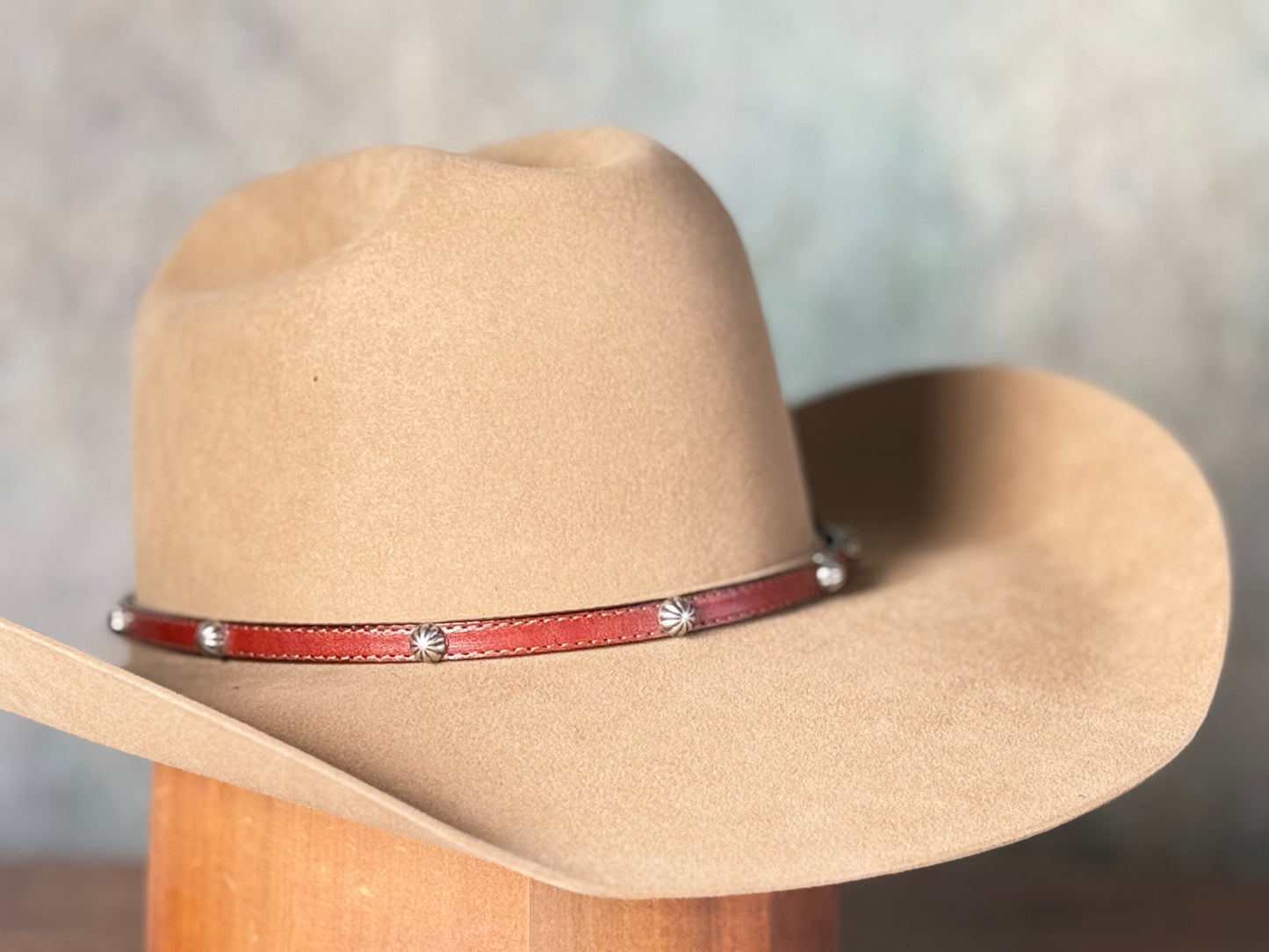 Austin Accent Leather Hat Bands
