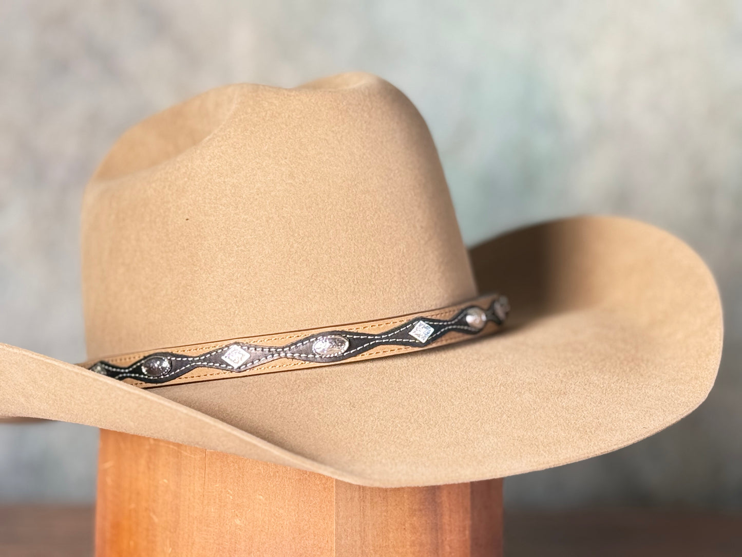 Austin Accent Leather Hat Bands