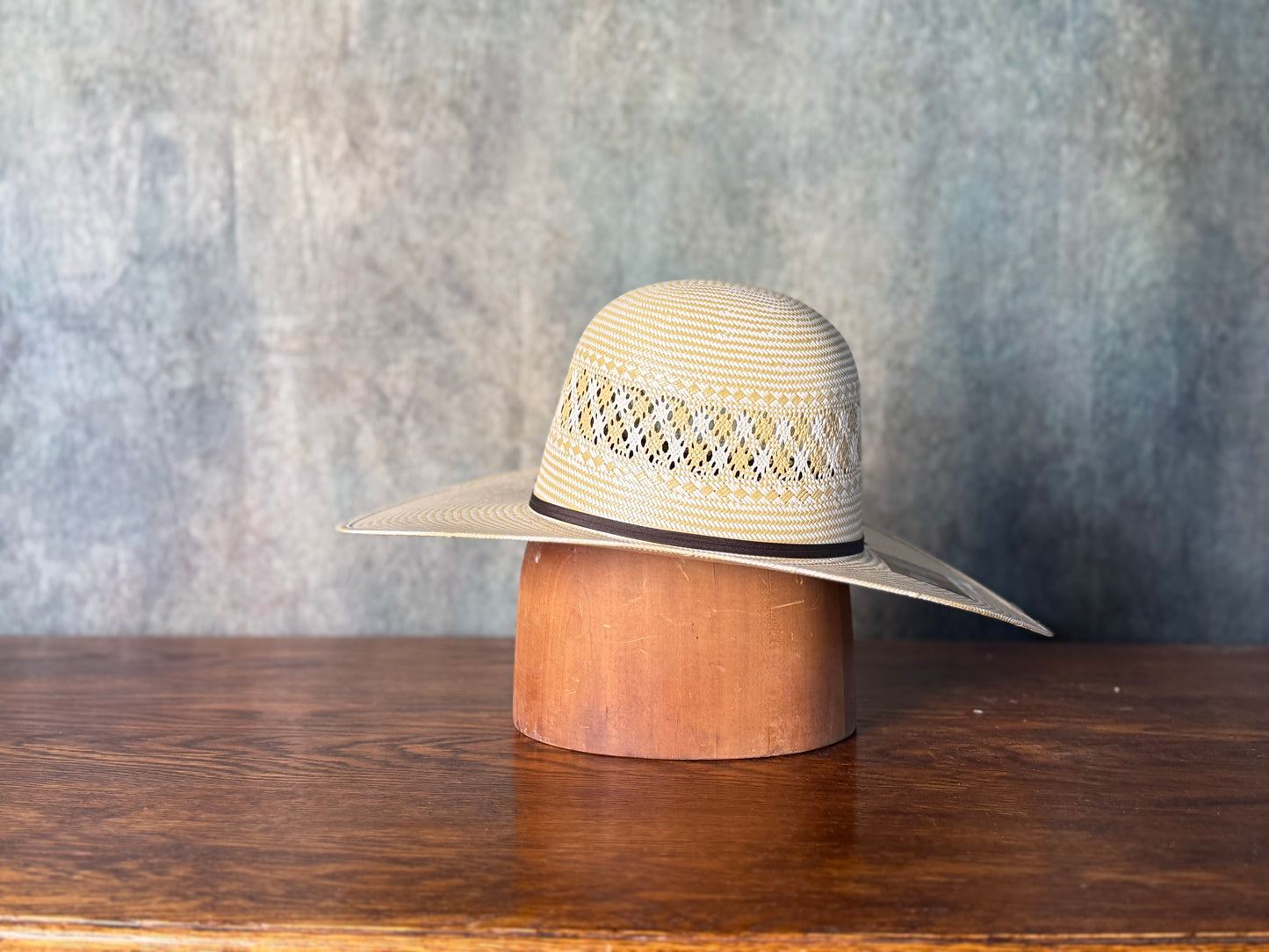 Twister Shantung Ivory/Wheat 4 1/2 Brim