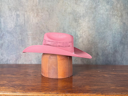 Twister Youth Pink Straw Cowboy Hat