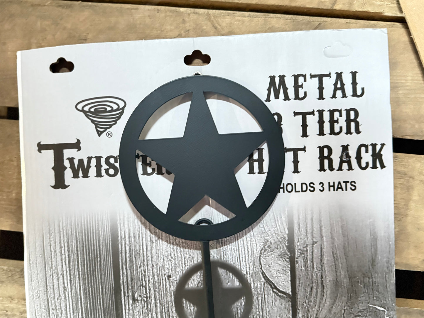 Metal 3 Tier Hat Rack
