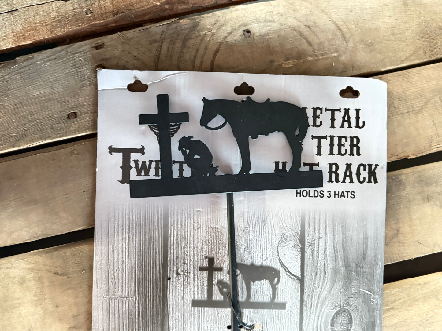 Metal 3 Tier Hat Rack
