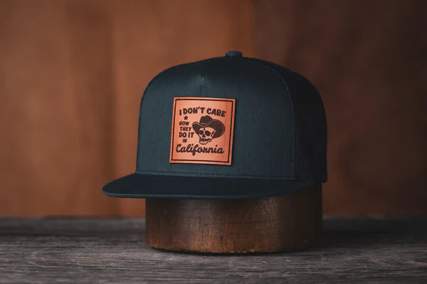 Big D Speedshop Leather Patch Caps