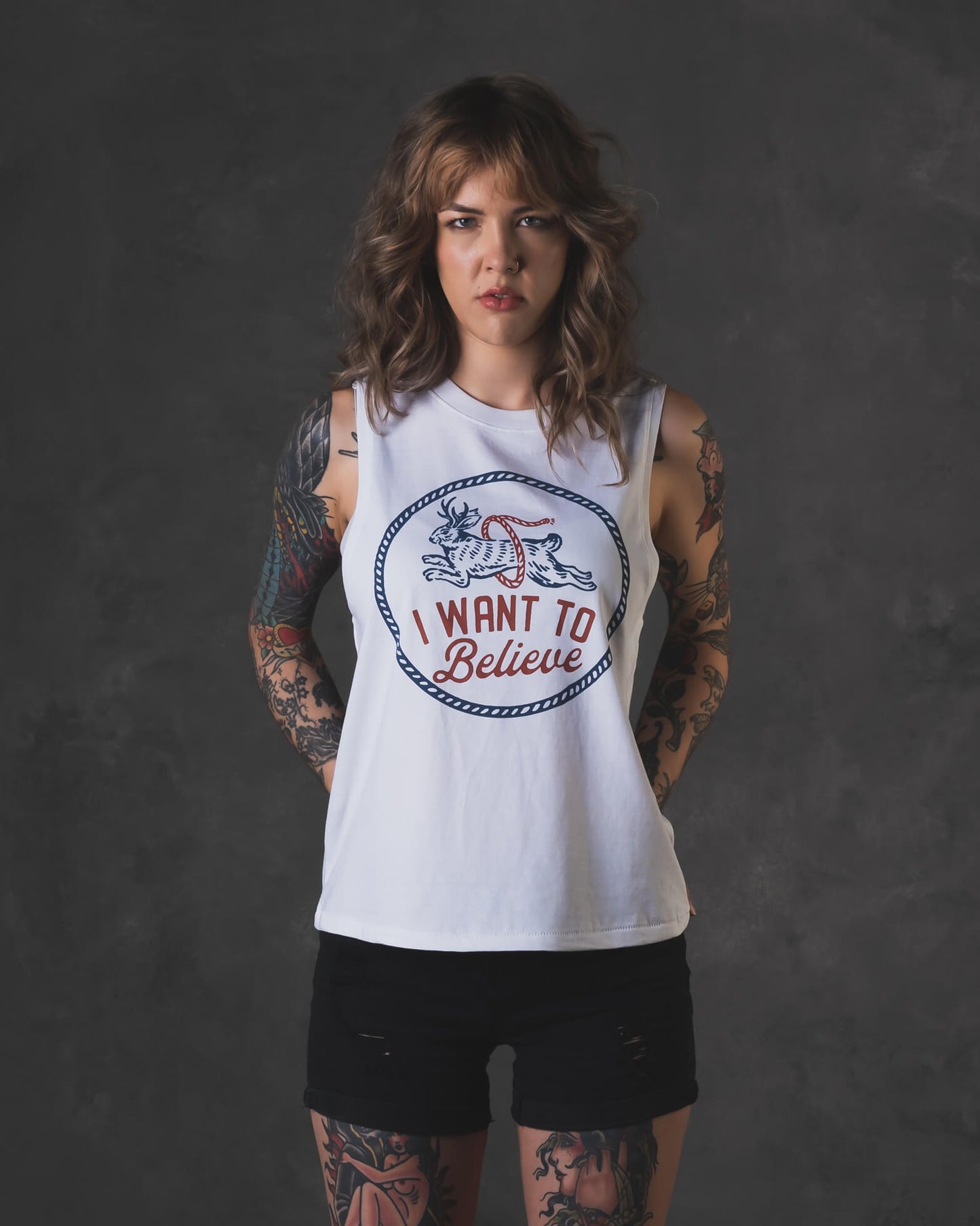 Drunk Hare Co Believer Muscle T-Shirt