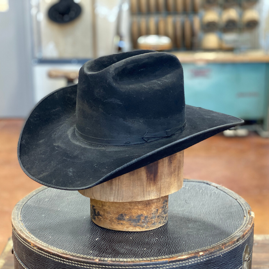 Photo of a replica cowboy hat worn by Kayce Dutton, from the hit series Yellowstone, available at Greeley Hat Works