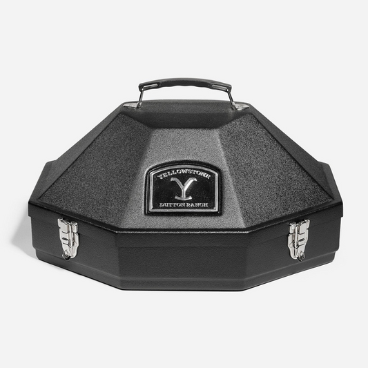 Photo of a Black Yellowstone Cowboy Hat Carrier from Greeley Hat Works