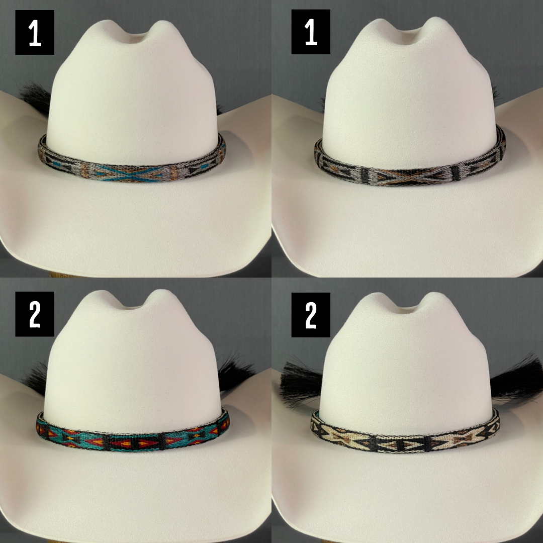 Reversible Horse Hair Hat Bands