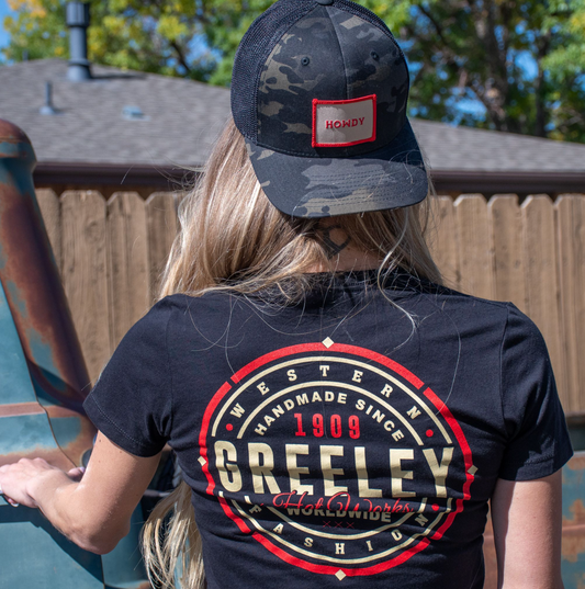 Greeley Hat Works Compass Woman's T-Shirt