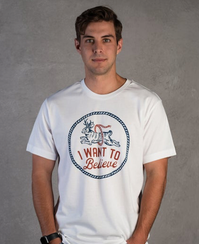 Drunk Hare Co I Want To Believe T-Shirt