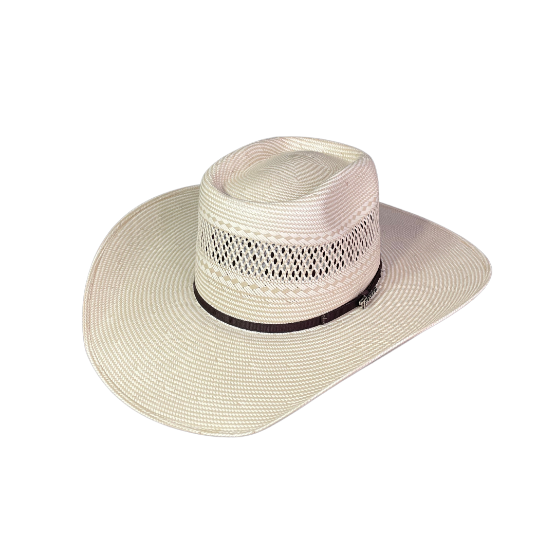 Twister Shantung Brick Pre-Shaped Straw Hat Greeley Hat Works
