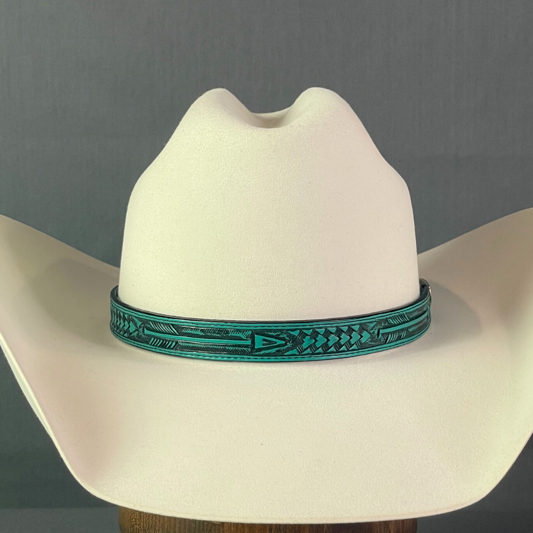 Arrow Leather Hat Band