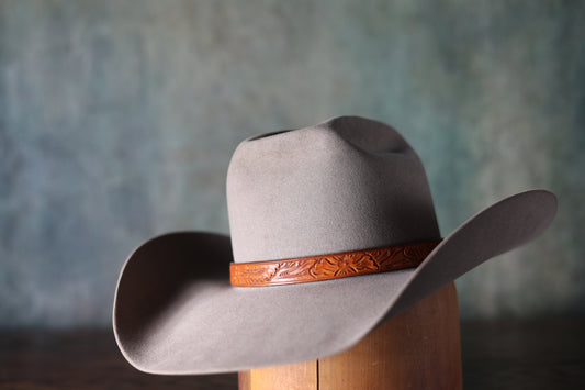 Silver King Leather Hat Bands