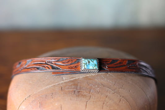 Silver King High End Leather Hat Bands