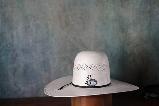Rodeo King 24K Open/Flat Straw Hat (S26-22)