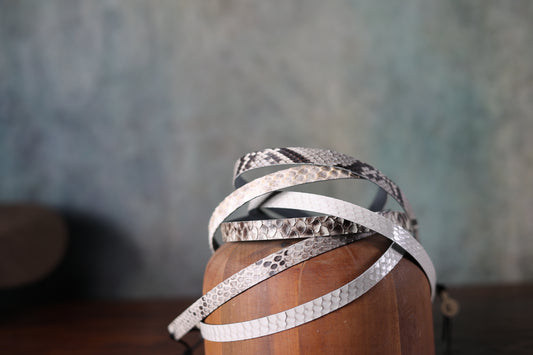 1/2" Assorted Snake Skin Hat Bands