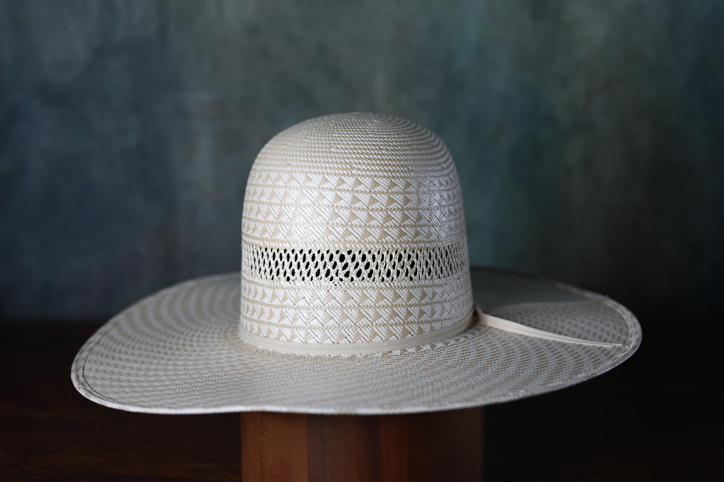 Photo of the Atwood Lubbock Open/Flat straw hat from Greeley Hat Works