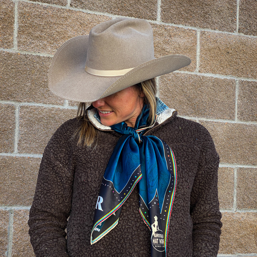 Greeley Hat Works Pure Beaver Natural  Felt Hat