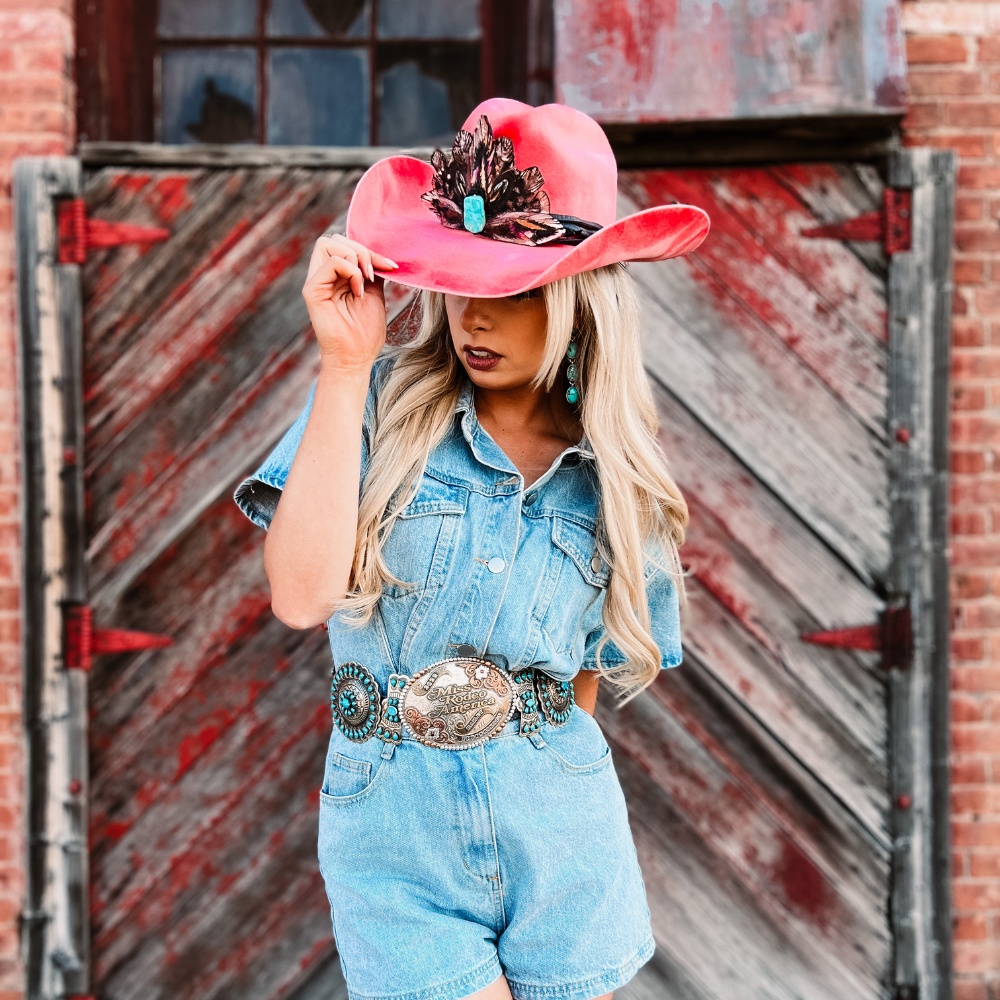 Greeley Hat Works Competitor Hot Pink Felt Hat