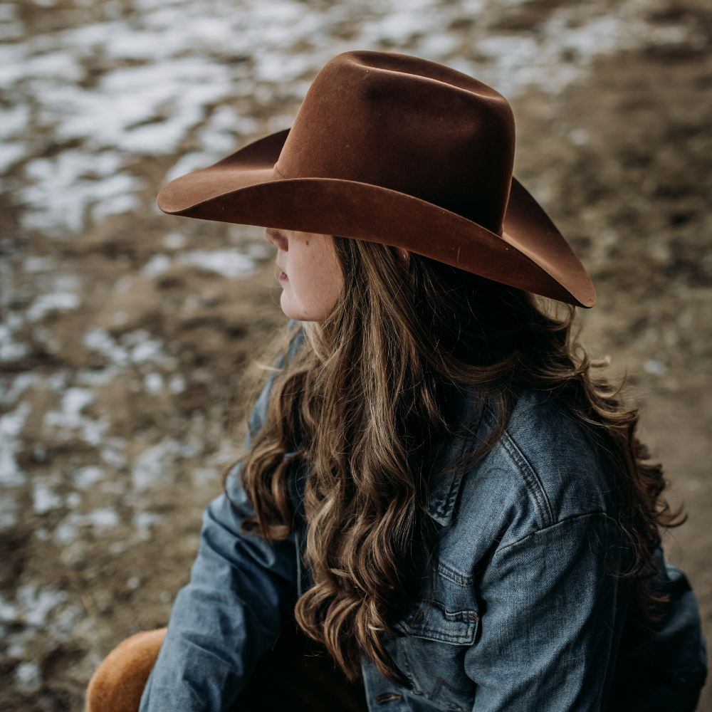 Greeley Hat Works Competitor Rust Felt Hat