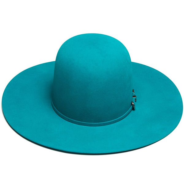 Competitor Turqoise Felt Cowboy Hat | Greeley Hat Works display picture 1