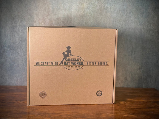 Greeley Hat Works New Cardboard Hat Box