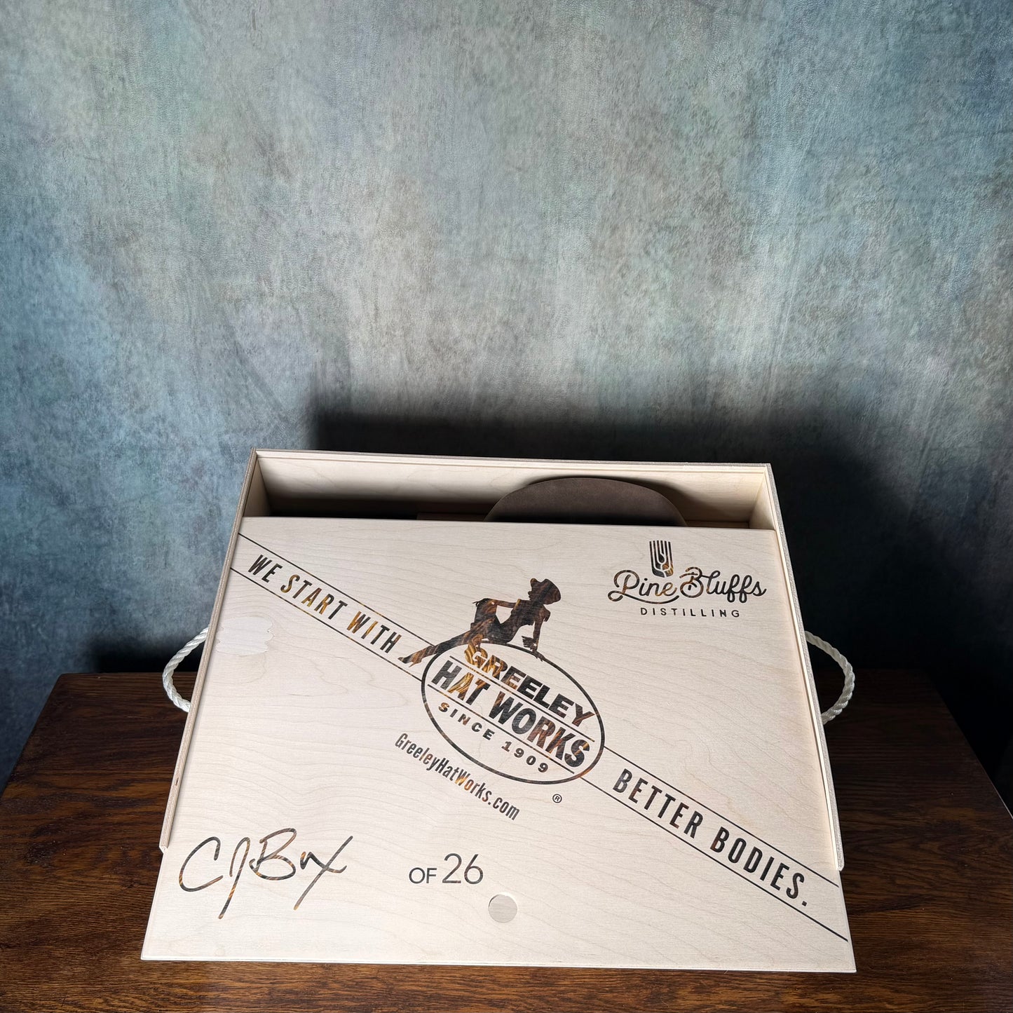 CJ Box x Pine Bluffs Distilling x Greeley Hat Works “The Signature 26”