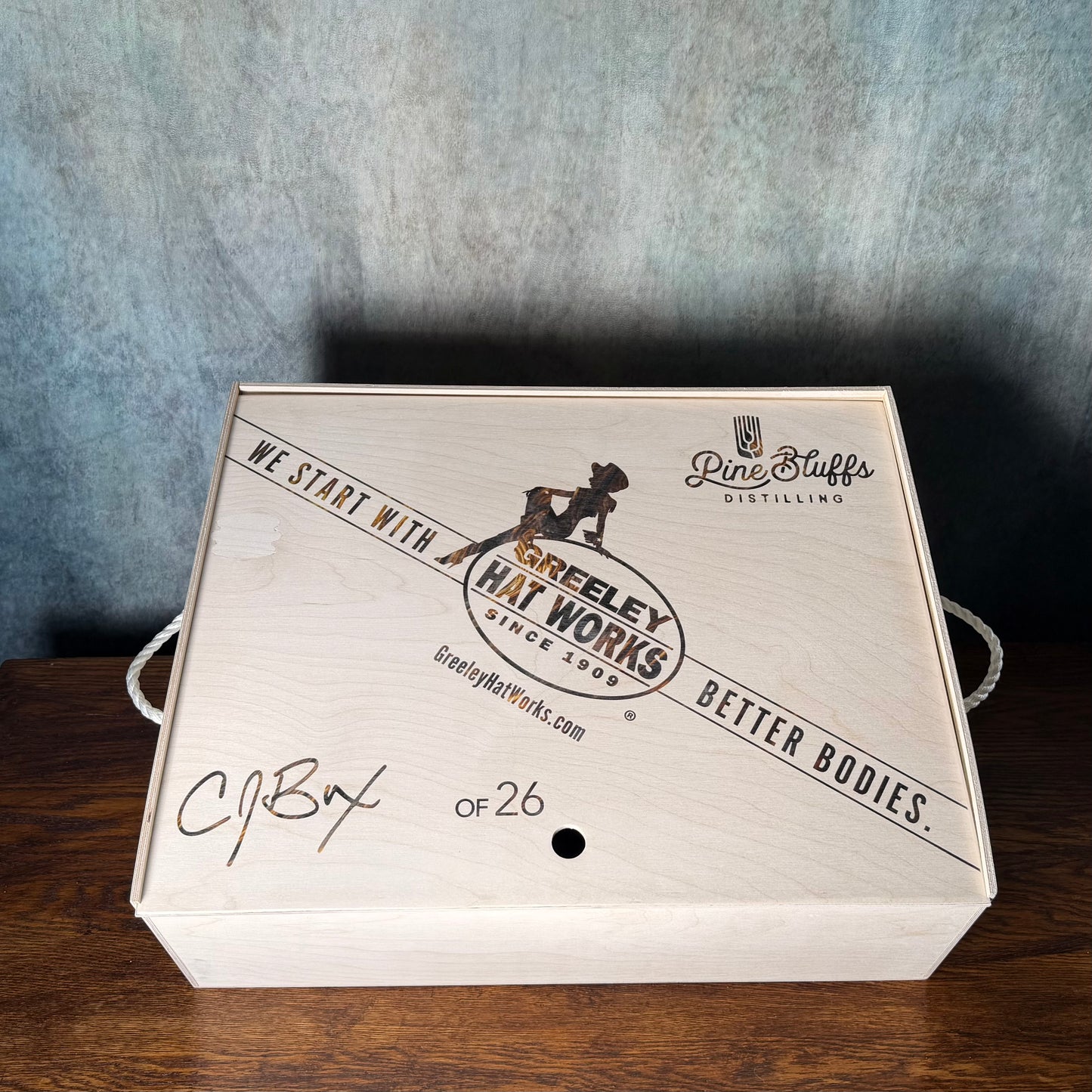 CJ Box x Pine Bluffs Distilling x Greeley Hat Works “The Signature 26”