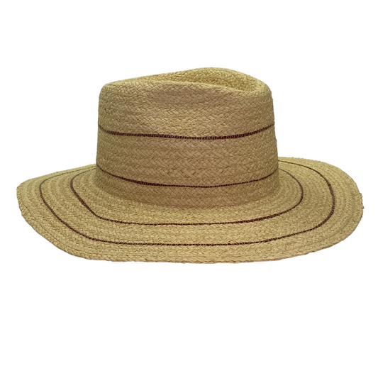 GIGI PIP Camila Fedora Natural Stripes