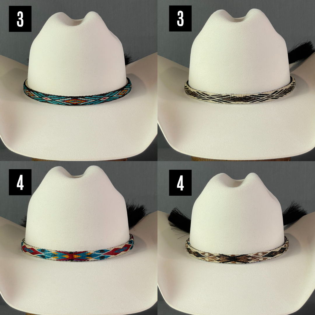 Reversible Horse Hair Hat Bands