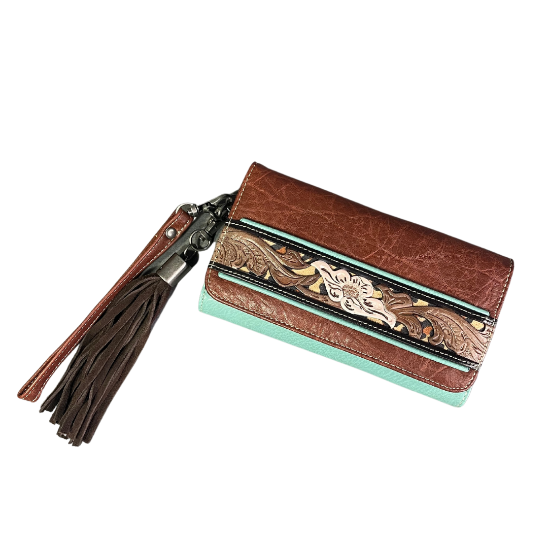 Nocona Jean Brown Clutch