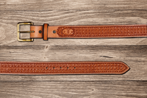 Texas Saddlery Saddle Tan Spider Belt