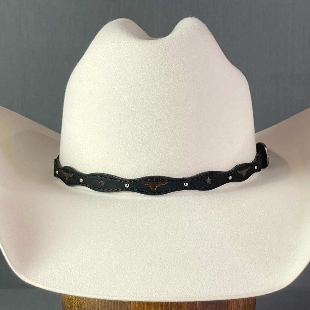 Texas Longhorn Hat Band