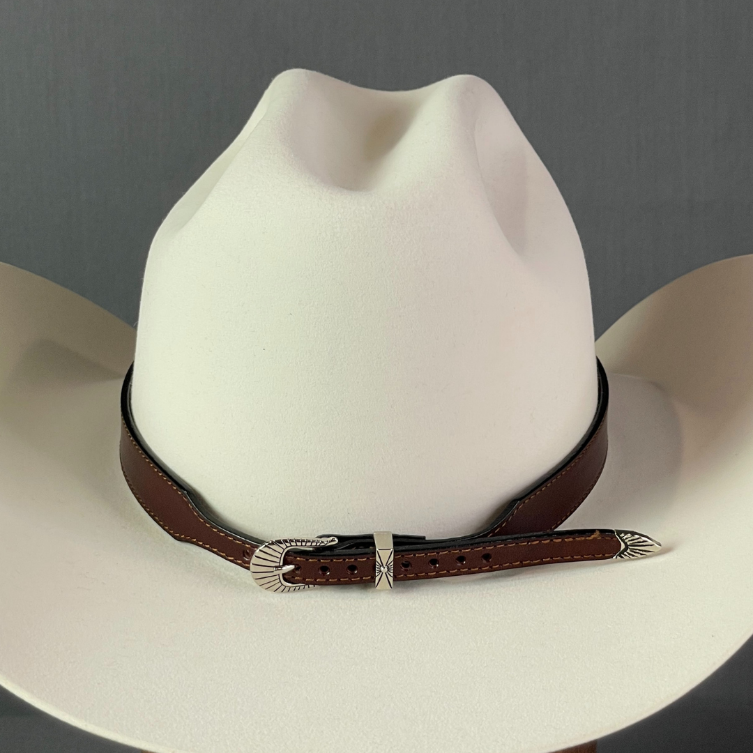 Classic Leather Cowboy Hat Band